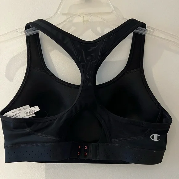 Champion High Impact Sports Bra Black
Racerback Hook Back Size S - Picture 2 of 8